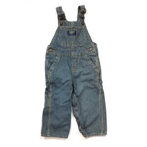 OshKosh B'gosh Railroad Stripe Denim Overalls